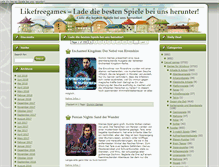 Tablet Screenshot of likefreegames.com